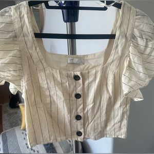 Zara NWOT. XS cropped top